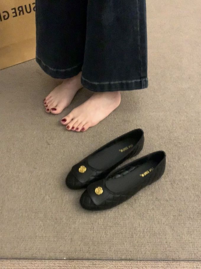 圆头 低帮 一脚蹬 中口鞋 