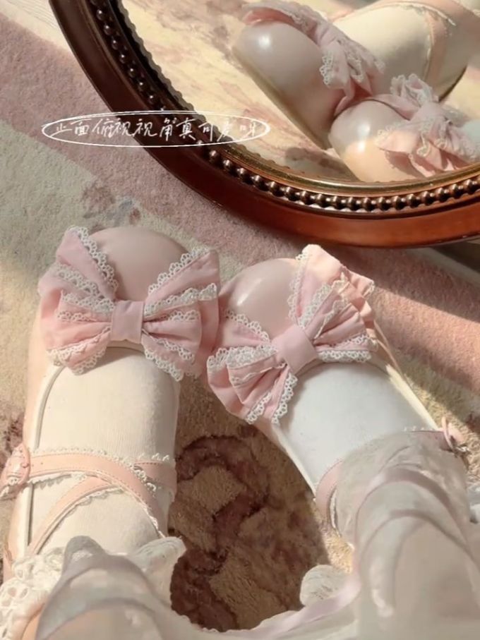 圆头 浅口鞋 皮革