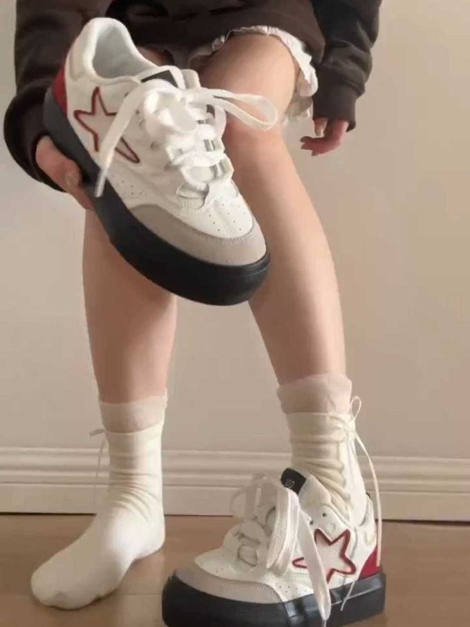 低帮 系带 皮革 