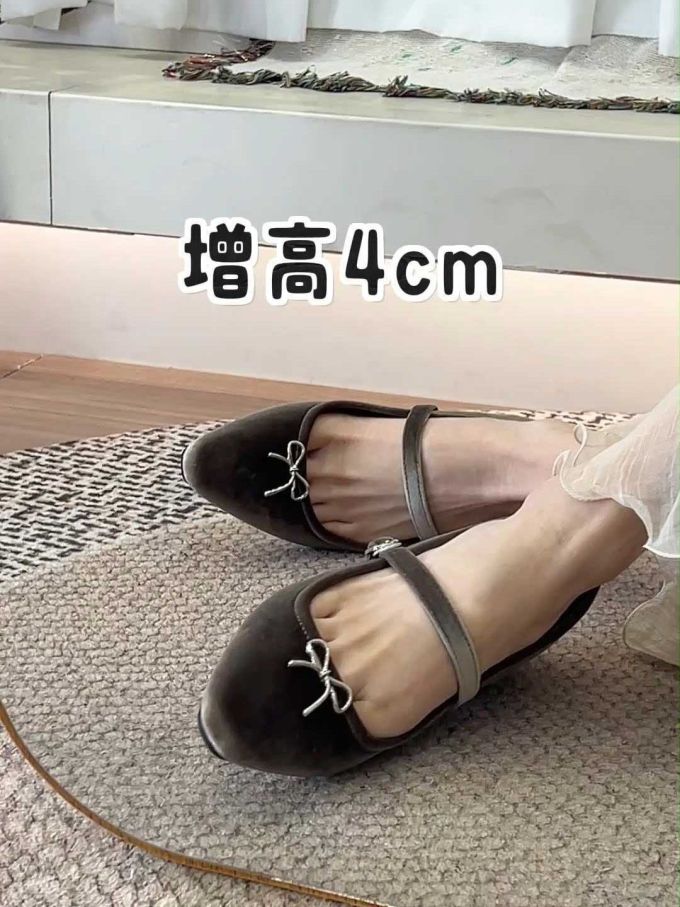 圆头 中口鞋 皮革