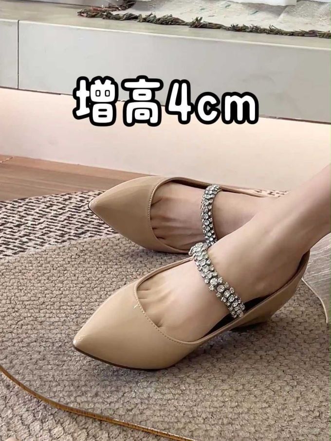 浅口鞋 皮革
