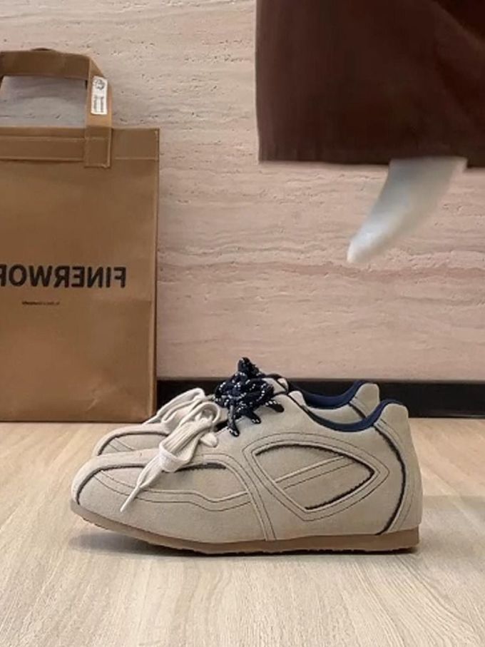 低帮 系带 皮革