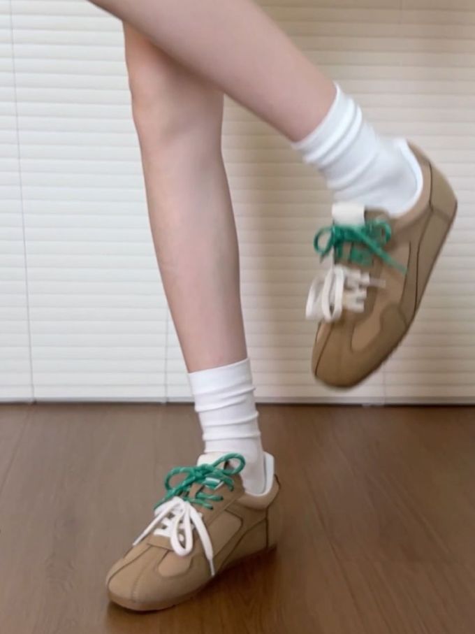 低帮 系带 皮革 