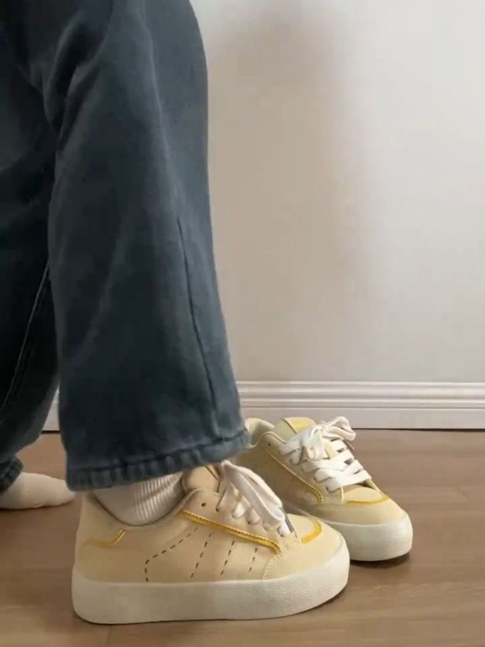 低帮 系带 皮革