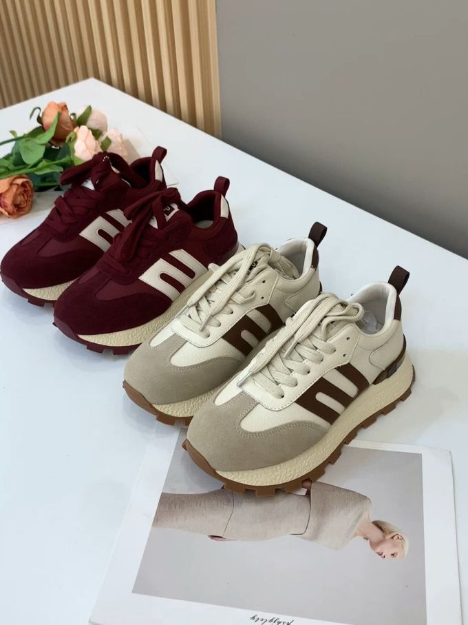 低帮 系带 皮革 