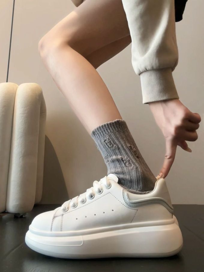 低帮 系带 皮革 