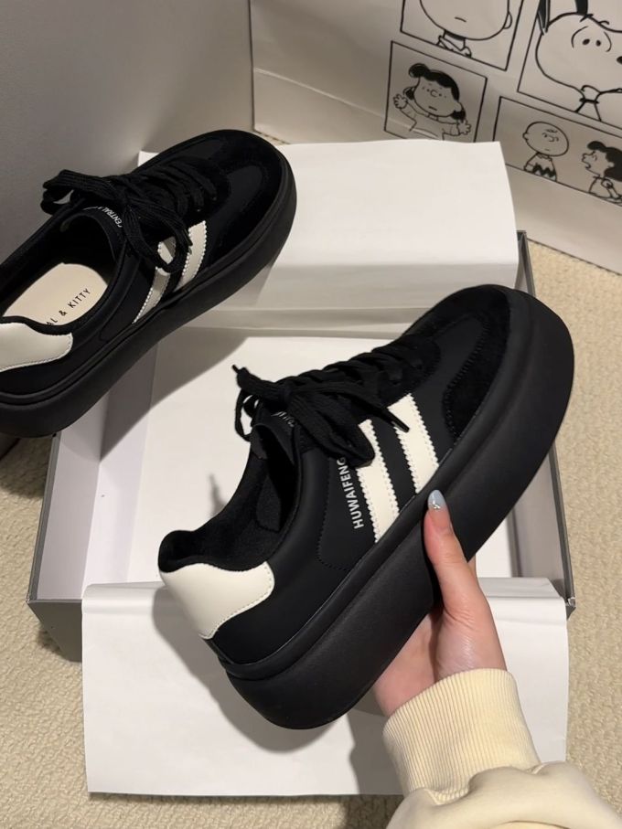 低帮 系带 皮革 