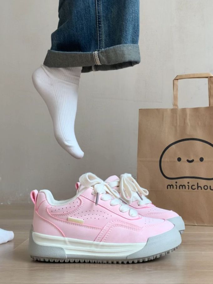 低帮 系带 皮革