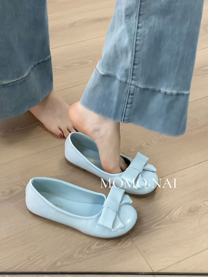 圆头 低帮 一脚蹬 浅口鞋 皮革 