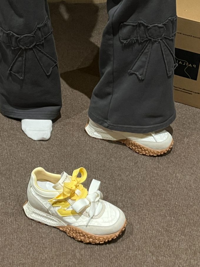 低帮 系带 布面 