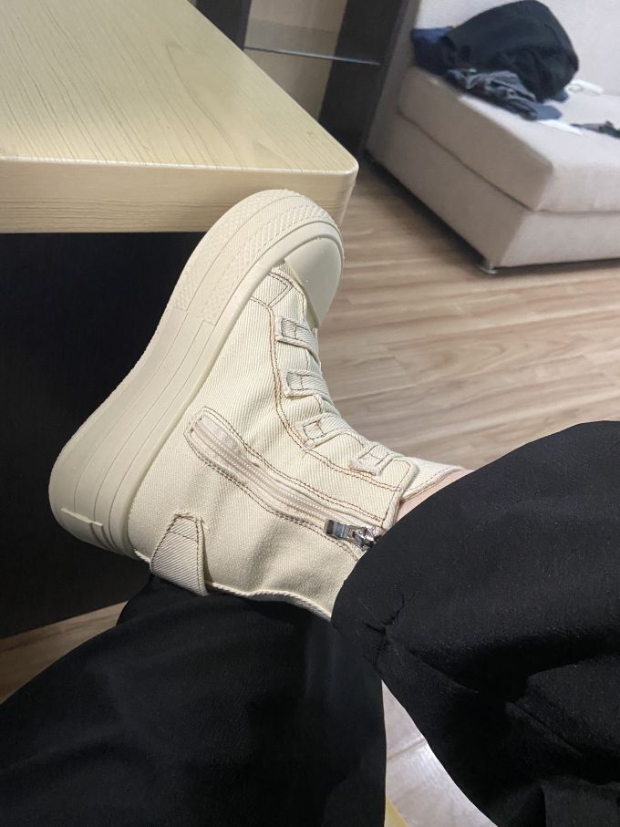 高帮 布面 