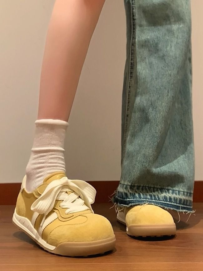 低帮 系带 魔术贴 皮革 