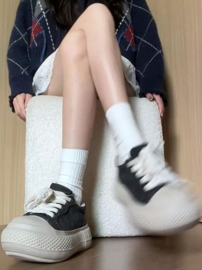 低帮 系带 皮革 