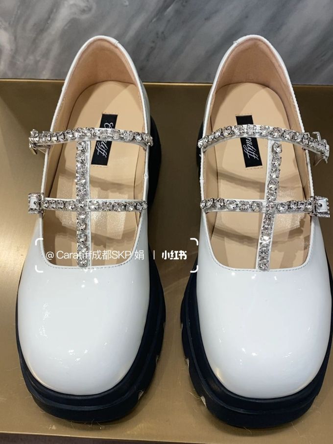 圆头 中口鞋 皮革 