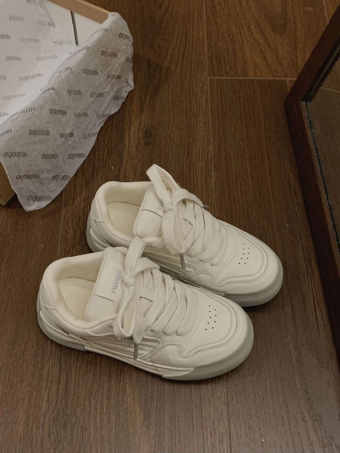 低帮 系带 魔术贴 皮革 