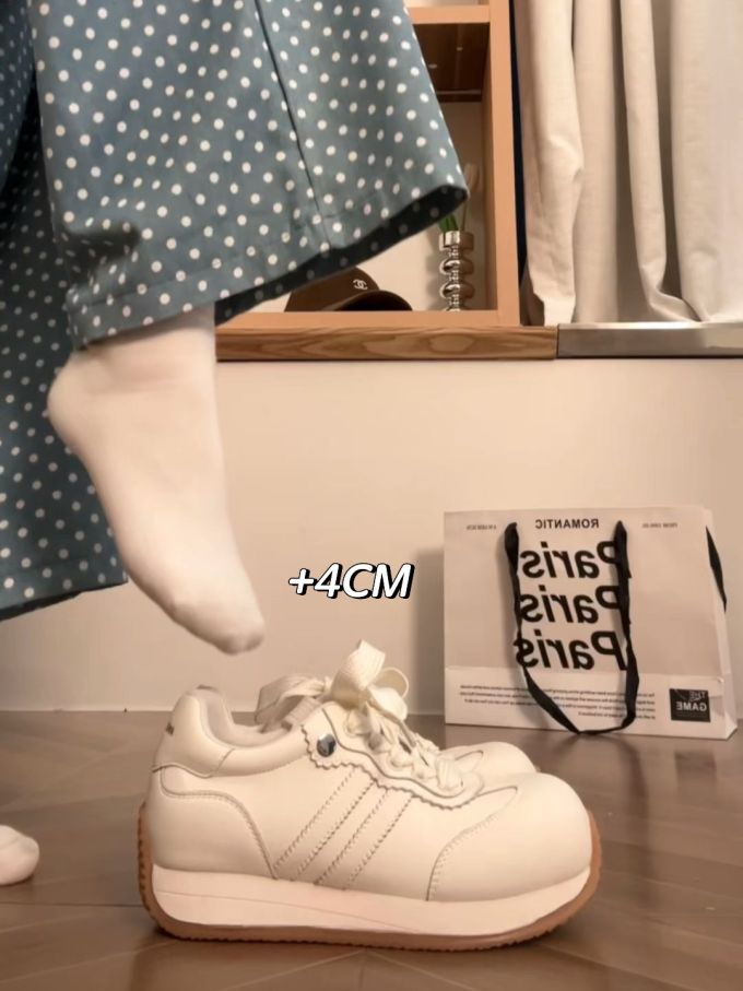 低帮 系带 皮革 