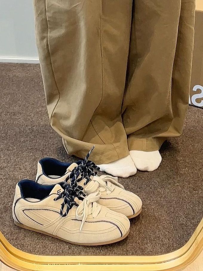 低帮 系带 皮革