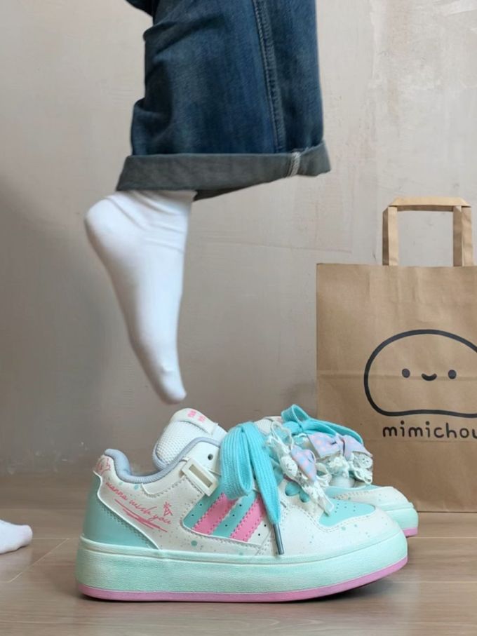 低帮 系带 魔术贴 皮革 