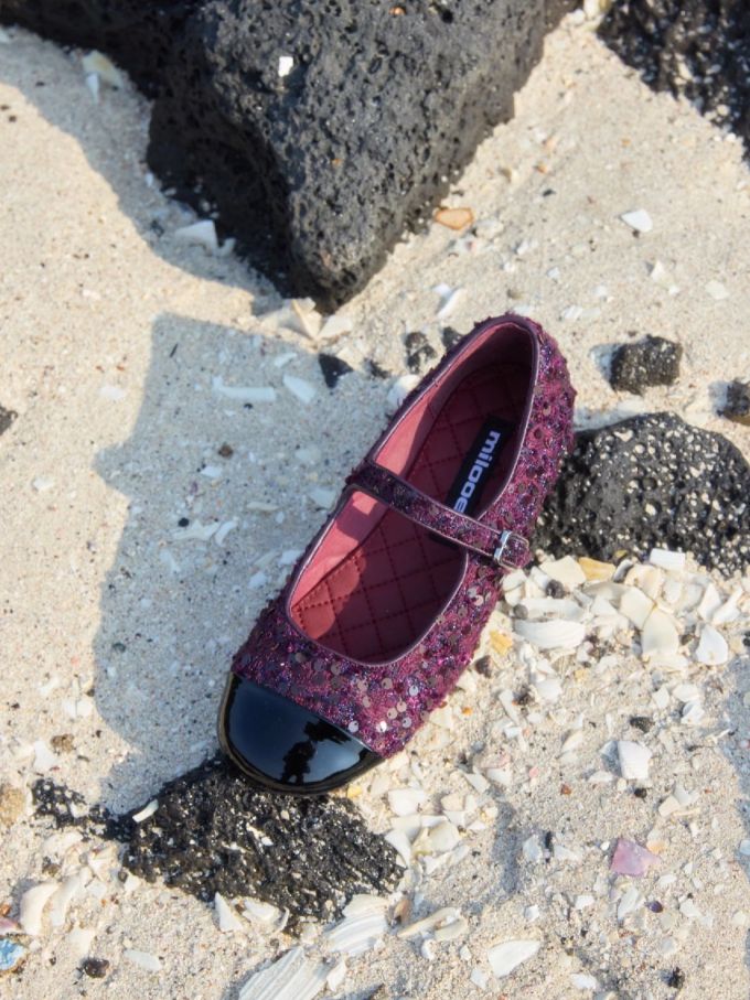 浅口鞋 毛呢