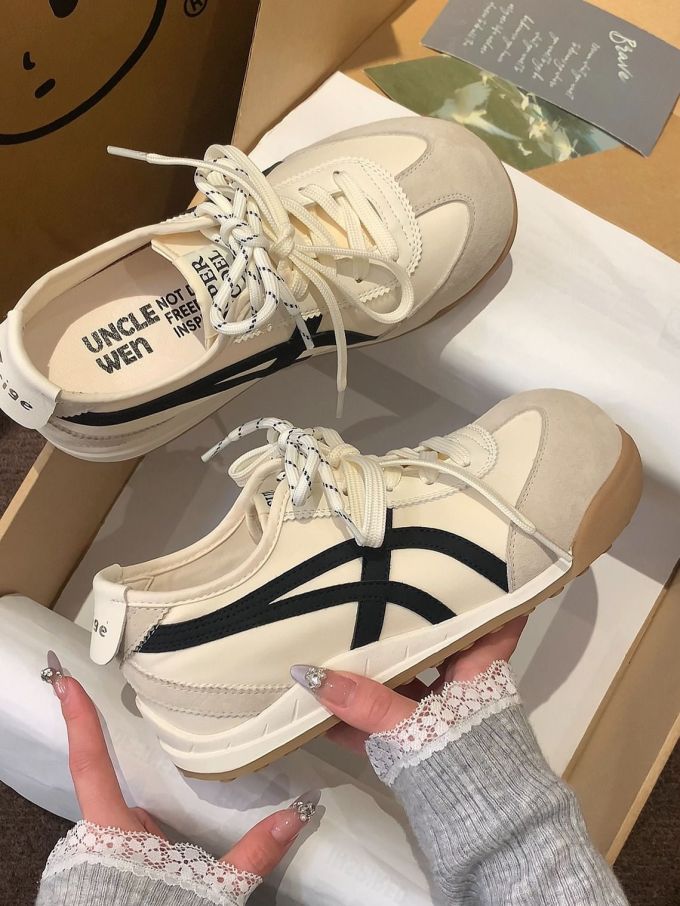低帮 系带 皮革 