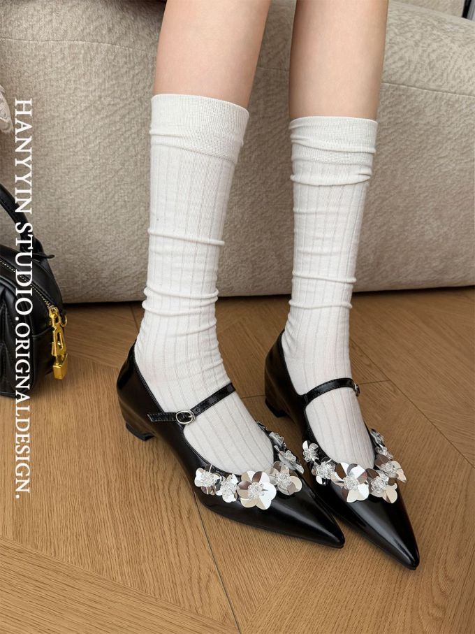 袢扣 中口鞋 皮革 