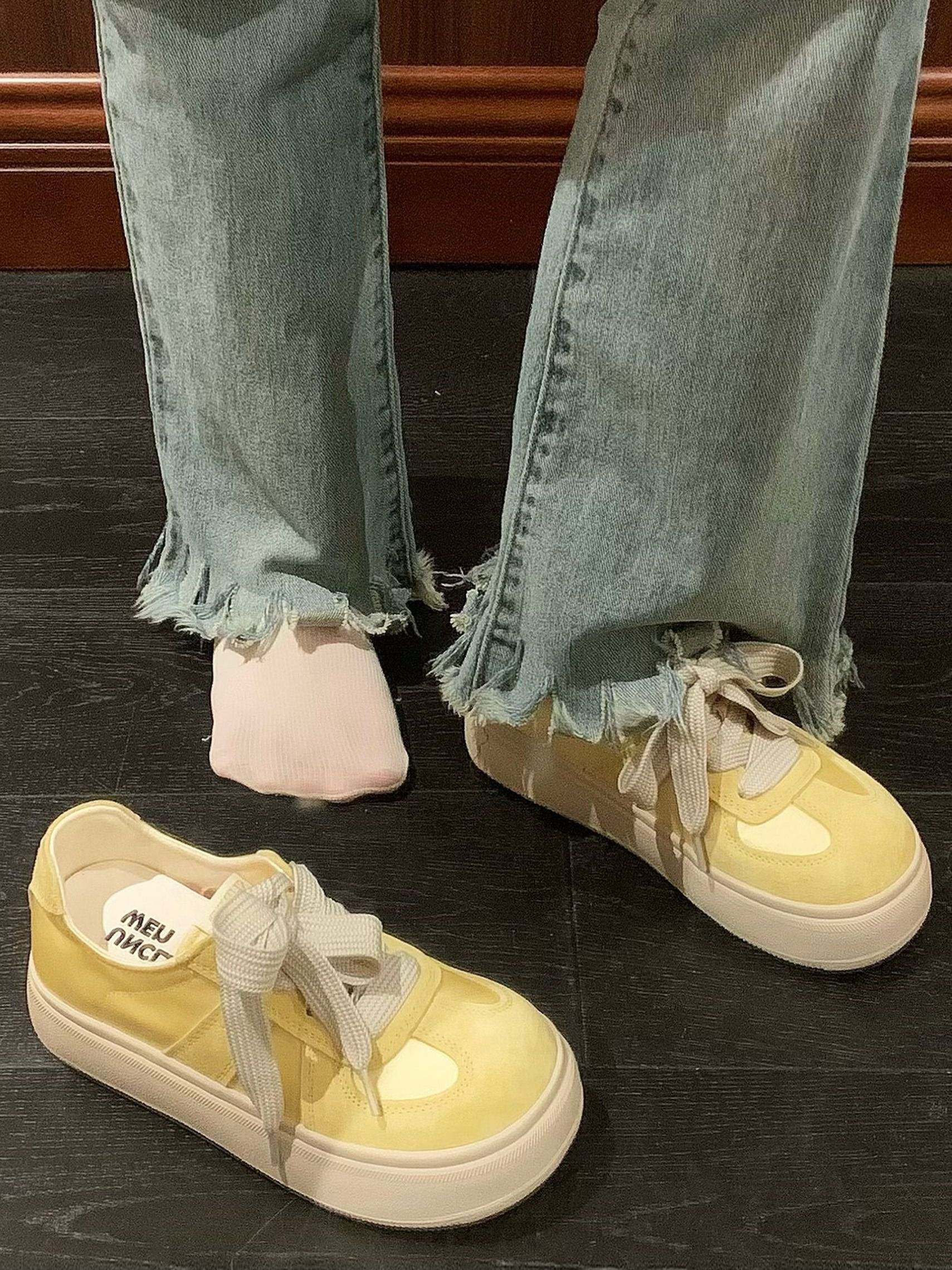 圆头 低帮 深口鞋 布面  - VALI鞋履AI设计主图