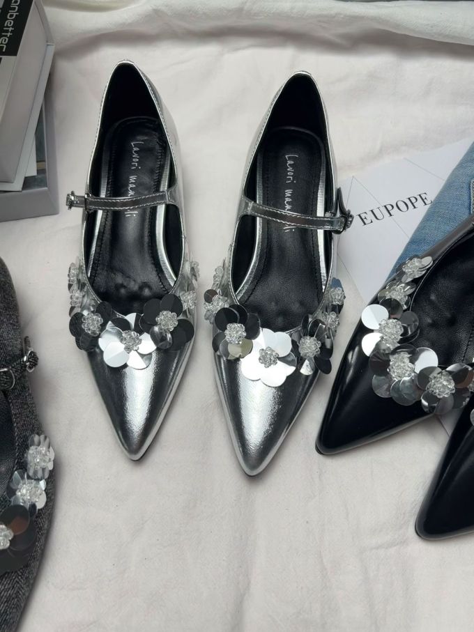 圆头 袢扣 中口鞋 皮革 