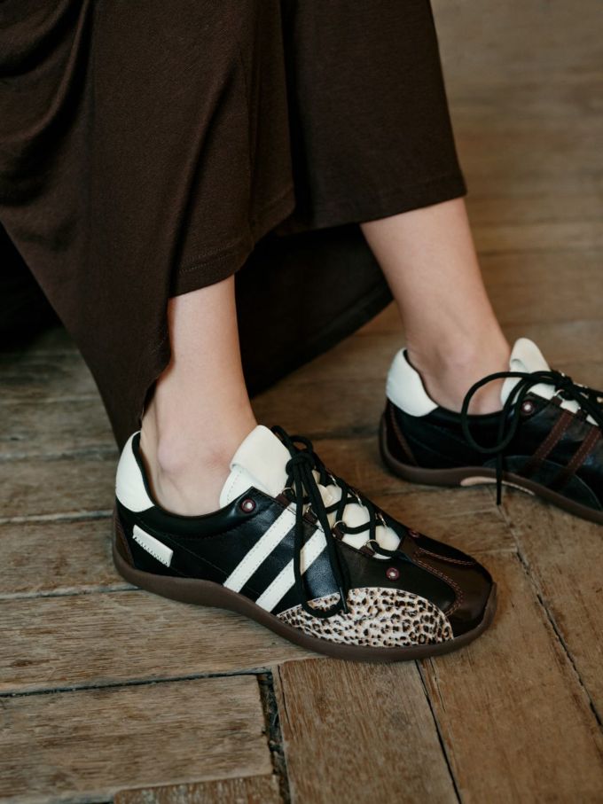 低帮 系带 皮革 