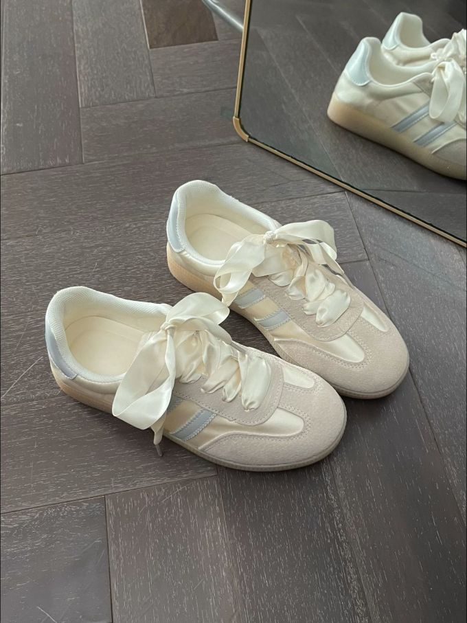 低帮 系带 布面 