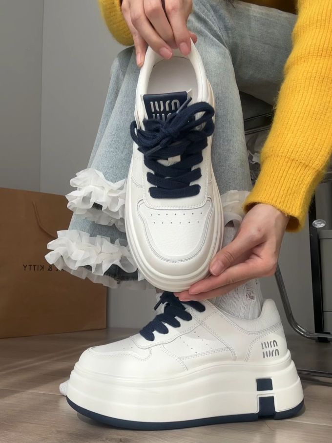 低帮 系带 皮革 