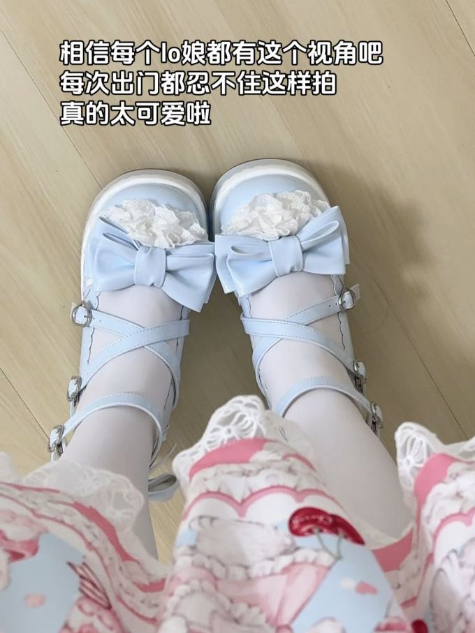 圆头 袢扣 浅口鞋 皮革 