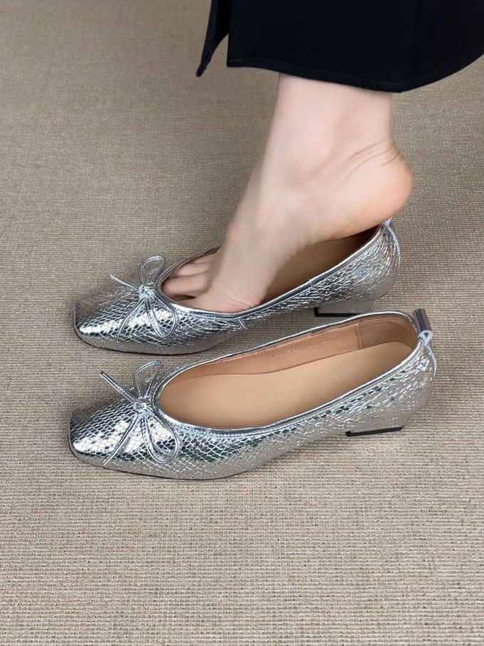 异形头-分趾 低帮 一脚蹬 浅口鞋 毛呢 