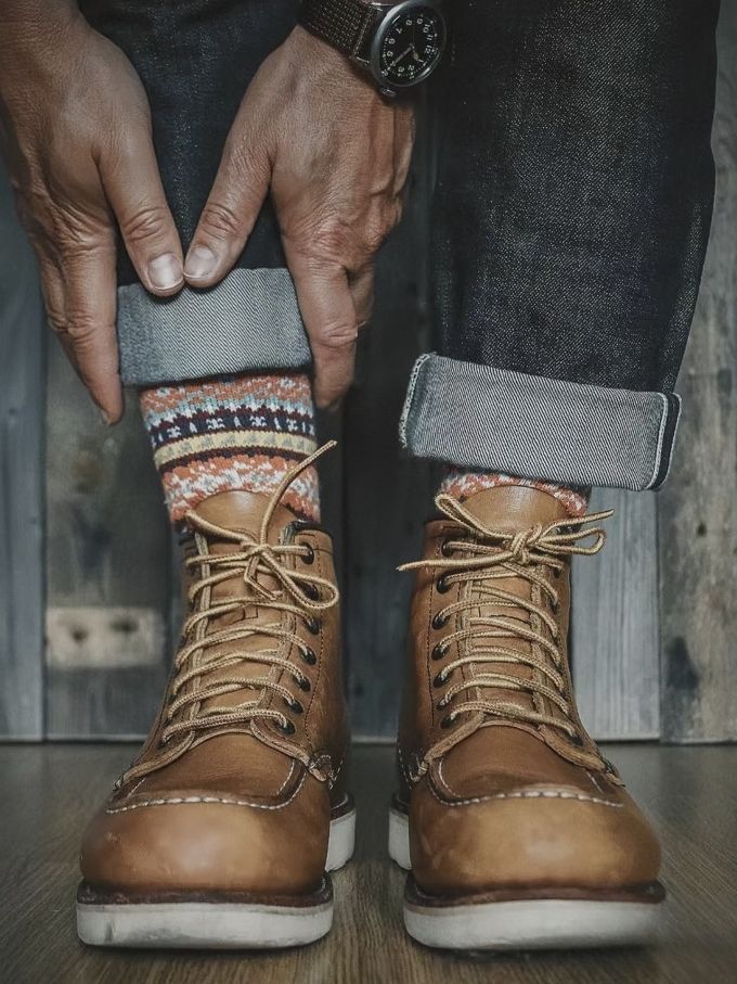 圆头 系带 皮革 