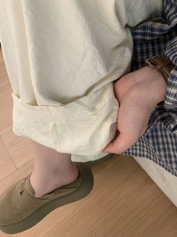 厚底 无帮 皮革 