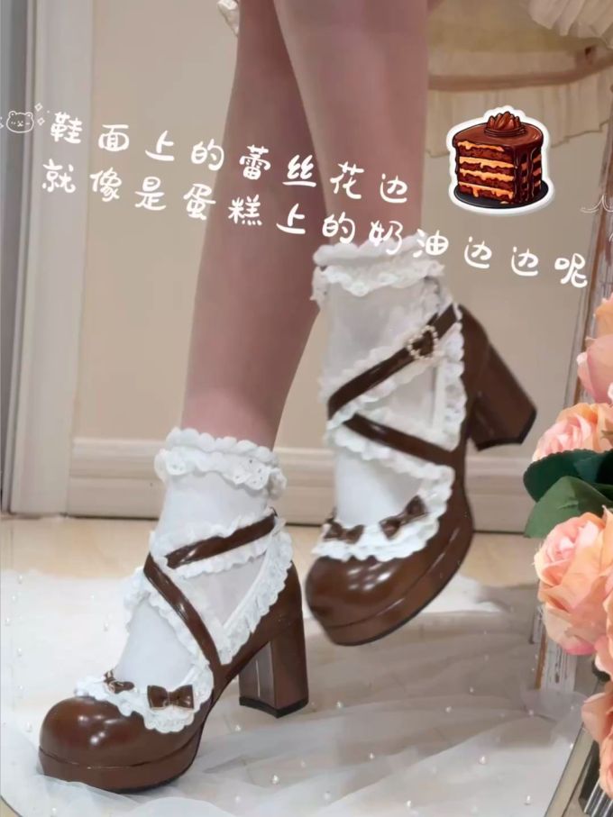 圆头 中口鞋 皮革