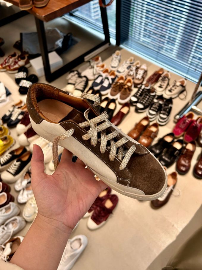 低帮 系带 皮革