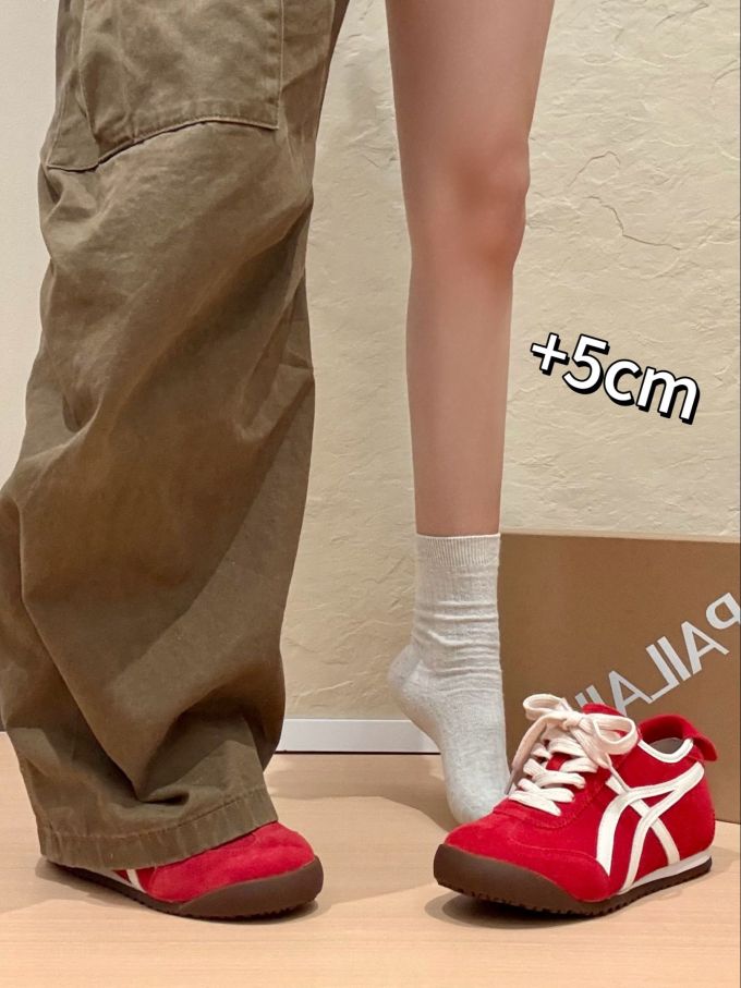 中帮 系带 皮革
