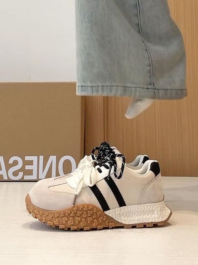 低帮 系带 皮革