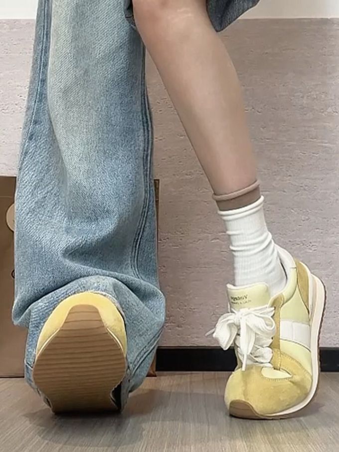 低帮 系带 皮革 