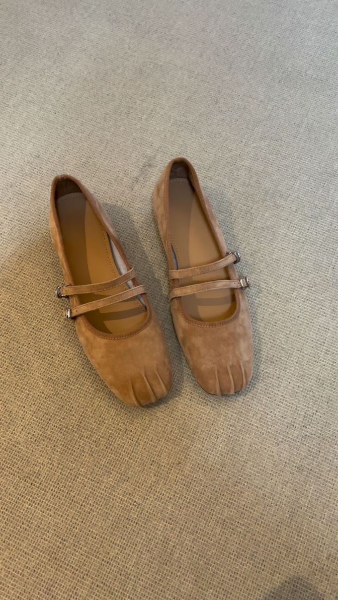异形头-分趾 袢扣 中口鞋 皮革 