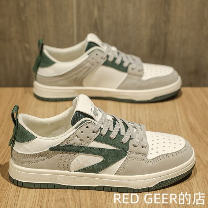 低帮 系带 皮革 