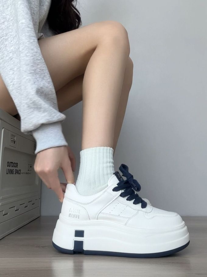 低帮 系带 皮革 