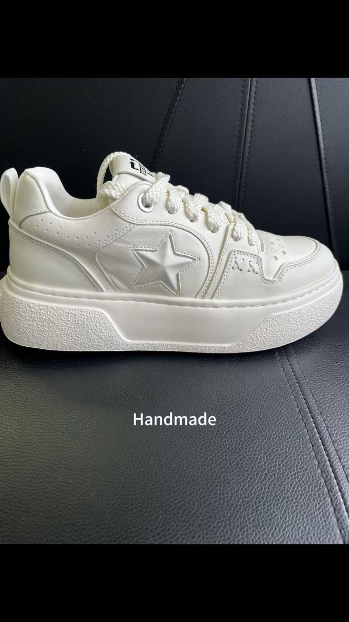 低帮 系带 皮革 