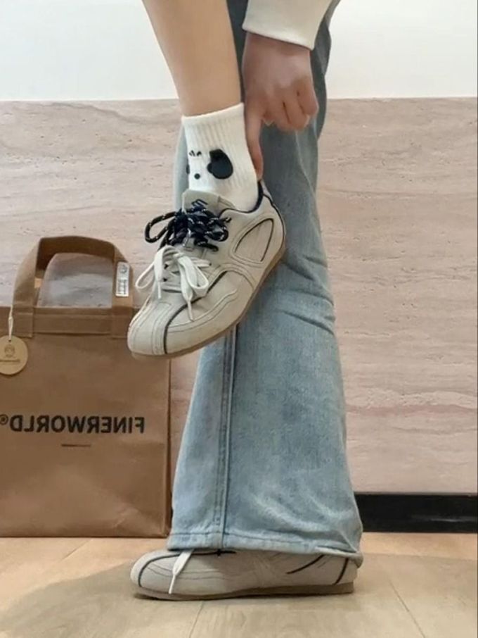 低帮 系带 皮革
