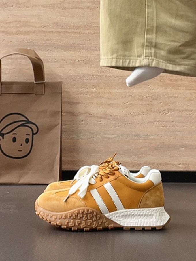 低帮 系带 皮革