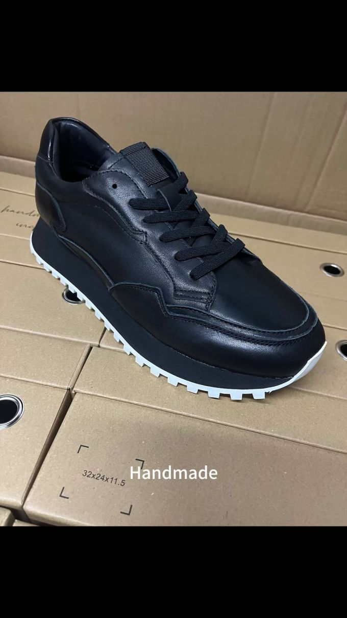 低帮 系带 皮革