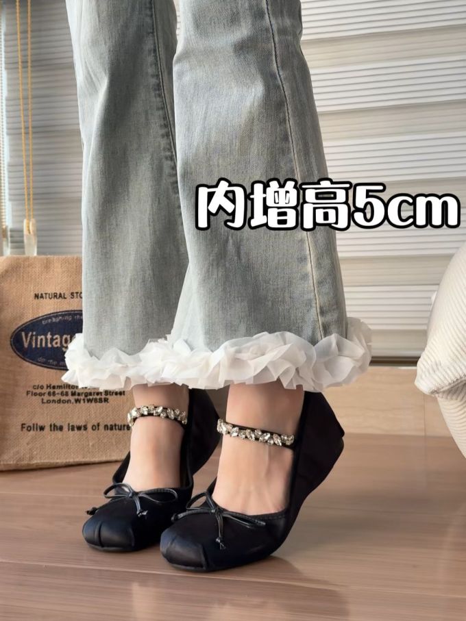 圆头 中口鞋 皮革