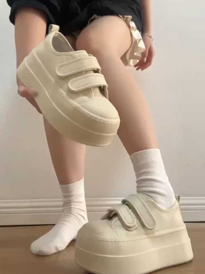 低帮 魔术贴 皮革