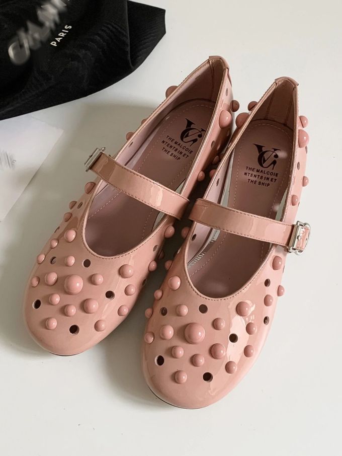 圆头 袢扣 中口鞋 皮革