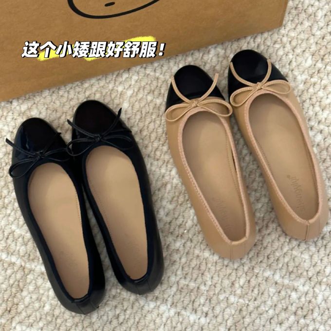 异形头-分趾 一脚蹬 浅口鞋 毛呢